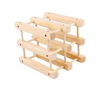Healifty Casier Bouteilles Vin Massif pour Bouteilles Porte-Bouteille Horizontal Stable Support de Rangement Élégant pour Comptoir et Cuisine