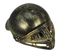 Healifty Casque Romain de Médiéval Doré pour Homme Accessoire de Costume Cosplay Carnaval et Fête Prop et Facile à Entretenir