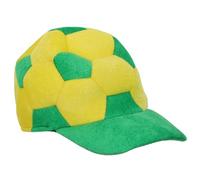 Healifty Casquette de Supporter de Football Brésil de Ballon, Taille Ajustable 55-59 Cm, Casquette de Baseball Légère et Respirante pour Événements Sportifs et Fêtes de Supporters