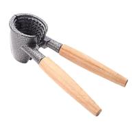 Healifty Casse-Noix en Alliage d'Aluminium avec Manche en Bois Foncé Ouvre-Noix Multifonction pour Noix Noisettes et Noix de Pécan Outil Robuste et Ergonomique pour Usage Domestique