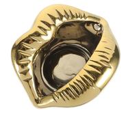 Healifty Cendrier Céramique Forme Lèvres Antidérapant pour Bureau Maison Décoration Créative Élégante