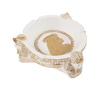 Healifty Cendrier en Résine Égyptien Créatif Petit Cendrier Décoratif Blanc Conteneur à Cendres Stable pour Bureau Et Salon Décoration Intérieure