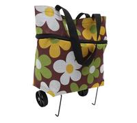 Healifty Chariot de Courses avec Roulettes Sac de Shopping Sac Trolley Portable pour et Rangement
