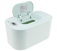 Healifty Chauffe-lingettes pour Bébé USB Portable Intelligent, Boîtier Chauffant Vert, Matériau Haute Résistance, Réglage Température, Usage Maison et Voiture, Compact et Solide