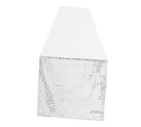 Healifty Chemin de Table à Paillettes Argenté Décoratif pour Anniversaire Fête Élégant et Polyvalent