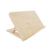 Healifty Chevalet de Table Pliable en Bois Support de Présentation Réglable en Hauteur 4 Niveaux Chevalet Portable Multifonction pour Peinture Dessin Bureau et Voyage Dimensions 45 X