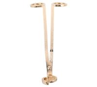 Healifty Ciseaux à Mèche de Bougie en Acier Inoxydable Doré Tête Arrondie Décorative Coupe-Mèche Professionnel pour Entretien Sûr et Précis des Bougies Accessoire Maison Élégant Usage