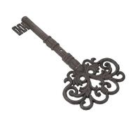 Healifty Clé Ancienne Forgé Décoration Vintage pour Mariage et Intérieur Accessoire Retro pour Chambre Secrète et Recyclé Décoration Murale