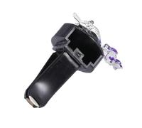 Healifty Clip De Parfum Auto Forme De Diffuseur Aromathérapie Strass Argenté Décoration De Ventilation Avec Coussin Coton Charme Pour Tableau De Bord De Voiture