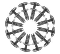 Healifty Clips de Fixation Voiture Universels en Plastique Gris Kit 150 Pièces pour Garniture Intérieure de Toit et Panneaux Rivets de Retenue pour Réparation Carrosserie Clips de