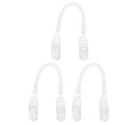 Healifty Clips de Sangle de Chapeau Coupe-vent 3pcs en Plastique PC Design Créatif, Maintien Sécurisé du Chapeau pour Activités Extérieures et Usage Quotidien