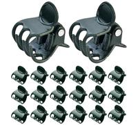 Healifty Clips de Support pour Plantes de Jardin 40 Pcs en Plastique Léger pour Fixation de Tiges de Vigne, Pinces à Fleurs et Légumes, Maintien Sécurisé pour Orchidées et Plantes