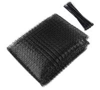 Healifty Clôture en Grillage en Nylon Noir 1 Set, Filet de Clôture de Jardin Pratique pour Barrière D’Animaux, Facile à Installer, Finition Polie pour Patio et Allée
