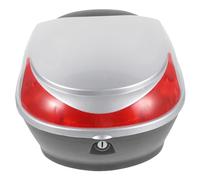 Healifty Coffre Moto Coffre Scooter Sacoche Arrière Valise de Rangement Grande Capacité Protection Pluie Poussière Verrou Sécurité