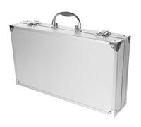 Healifty Coffret à Outils en Alliage D’Aluminium Blanc à Grosse Capacité