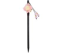 Healifty Coiffe Des Coutumes Anciennes à Fleurs Taille Unique Épingle à Cheveux Cosplay En Bois Rose Accessoire Cheveux Pour Femmes Et Hommes Utilisation Mariage Et Photo De Fleur