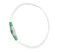 Healifty Collier Lumineux pour Chiens Clignotant Vert Réglable et Coupable 35-40 Cm Collier de Sécurité LED Extérieur pour Animaux Fournitures pour Chiens pour Animaux de Compagnie