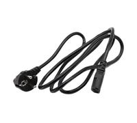 Healifty Cordon d'alimentation avec connecteur à 2 Broches, câble d'alimentation de Remplacement pour Ordinateur en cuivre PVC, Prise EU 220-240V, résistant à l'usure, pour Appareil