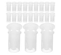 Healifty Couineurs De Remplacement 100 Pièces Blanc Plastique pour Réparations De Jouets Et Activités De Loisirs Créatifs