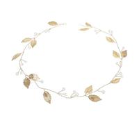 Healifty Couronne de Cheveux en Alliage Doré Feuilles Bandeau pour Mariages Bals et Sorties Entre Amis
