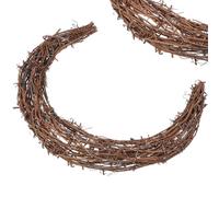 Healifty Couronne en Rotin de Lune 30 CM Soi-Même Anneau Décoratif Naturel pour Décoration Murale Intérieure et Extérieure Matériel DIY pour Fêtes et Noël
