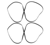 Healifty Courroie en caoutchouc 2pcs 460mm pour platine vinyle et tourne-disque, adaptée à l’usage sur phonographe