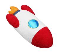 Healifty Coussin De Forme De Fusée Spatiale Décoration De Chambre Garçon Fille avec Coussin De Vaisseau Spatial Jouet Amusant pour Chambre De Garçon