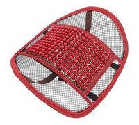 Healifty Coussin Lombaire De Voiture Coussin De Siège De Voiture Maxi Coussin De Siege Fauteuil Inclinable Coussin Rehausseur Avion Oreiller De Voyage Gonflable Perles En Bois Écologiques