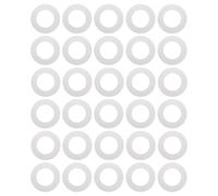 Healifty Coussinets de Protection Blancs Tampons Anti-déversement en Papier, Design Dentelé, 3 Paquet de 30 Pièces pour Machine à Épiler Cire pour Usage Pratique
