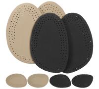 Healifty Coussinets Plantaire Avant-Pied En Cuir De Bœuf 4 Paires Semelles Antidérapantes Confortables Pour Soulager La Des Pieds Au Quotidien