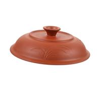 Healifty Couvercle Céramique pour Cocotte Électrique avec Trou de Ventilation Accessoire pour Marmite Chinoise Couvercle de Cuisine pour Soupe et Ragoût