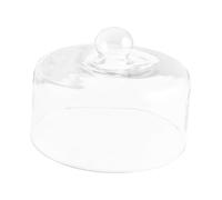 Healifty Couvercle de Gâteau Rond Transparent Cloche à Dessert Verre pour et Protection des Aliments pour Gâteaux Fromages et Beurres