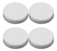 Healifty Couvercles En Étain Étanches Pour Bocaux Mason 7.20 Cm Lot De 4 Couvercles Métalliques Pour Pot À Large Ouverture Protection Contre Fuites Et Lumière
