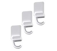 Healifty Crochet Adhésif Mural pour Balai Lot de 3 Support sans Perforation Design Pliable Blanc Fortes de Charge Accessoire Cuisine et Salle de Bain Organisation Pratique