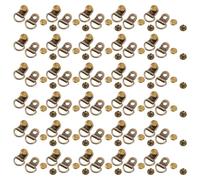 Healifty Crochets de Lacets Acier Inoxydable Pack de 100 Sets avec Rivets Résistance à l'usure et Installation Rapide pour Chaussures d'escalade et Bottes Outdoor