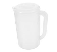 Healifty Cruche Réfrigérateur Plastique Réutilisable avec Couvercle Distributeur Eau et Jus pour Boissons Froides Usage Familial Design Élégant et Solide