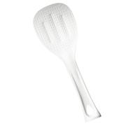 Healifty Cuillère à Riz Compacte Blanche Antiadhésive, Spatule de Service Verticale Ergonomique Cuisine Domestique, Ustensile Ménage Sûr et Facile à Nettoyer, pour Maison et Restauration