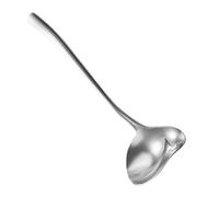 Healifty Cuillère à Sauce Acier Inoxydable Épaisse Louche à Sauce avec Bec Verseur Anti-goutte Cuillère de Cuisine Précise pour Service et Dégustation