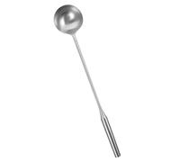 Healifty Cuillère de Service Inox à Manche Long Ergonomique Louche Résistante et Anti-rouille pour Cuisine Professionnelle et Maison Cuillère Multi-usage pour Soupe et Mélange