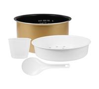 Healifty Cuiseur Riz avec Pot Intérieur Antiadhésif Alliage Daluminium Remplacement Pratique pour Cuisson Riz Soupe et Gâteau