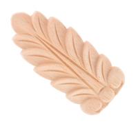 Healifty Décalcomanie D’Applique Sculptée en Bois Vintage pour Décoration | Bois Beige Non Peint, Usage Polyvalent, Support Décoratif pour Porte de Cheminée, Colonne Romaine et Maison