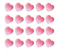 Healifty Décorations pour Ongles Légères et Solides Forme Cœur 50 Pièces en Résine pour Nail Art Accessoires Fêtes Soir et Shopping