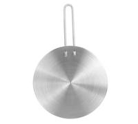 Healifty Diffuseur de Chaleur Plaque D'adaptation pour Induction la Cuisine Acier Inoxydable Poignée Amovible 24 Cm Cuisson Homogène pour Plaques à Induction Batterie Cuisine