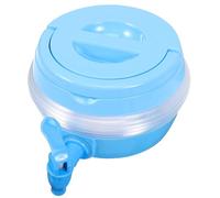 Healifty Distributeur Eau Pliable avec Robinet et Base Récipient Portable pour Sport Extérieur Camping et Randonnée