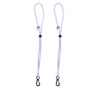 Healifty Dragonnes Anti-Perte pour Ski et Snowboard en Polyester Léger, 1 Paire pour Adultes Unisexes, Lanières Réglables pour Activités Hivernales Pratiques et Sécurisées