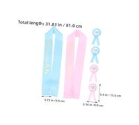 Healifty Écharpe pour Future Maman Et Ensemble De Corsage Ceinture De Maternité Confortable pour Fête Prénatale Et Révélation De
