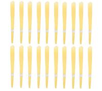 Healifty Élimination de cire 20Pcs bougies auriculaires avec bouchons, forme trompette, accessoires de soins des oreilles, pour hommes et femmes, nettoyage des oreilles