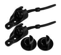 Healifty Embouts de Cordon ABS avec Base et Stopper 1 Set Kit Accessoires pour Stores Roller Shades Sécurisation et Fixation sans Percage