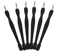 Healifty Ensemble de 3 Outils de Manucure pour Repousser et Éliminer les Peaux Mortes, Acier Inoxydable, Taille Standard, Usage Professionnel et Domestique, Outils pour Soin des Ongles