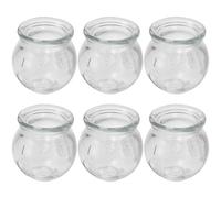 Healifty Ensemble De 6 Ventouses De Massage En Verre 2.36 X 1.89 Pouces Pour Thérapie Hijama Soulagement Musculaire Et